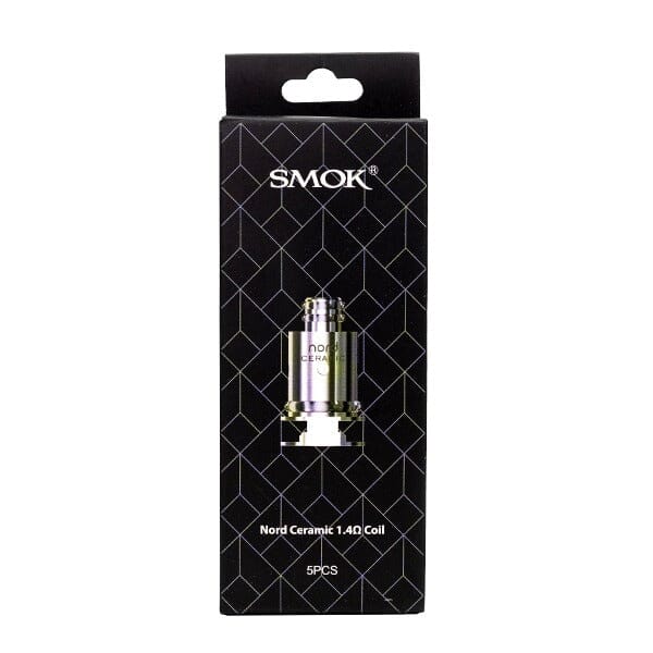 SMOK Nord Replacement Coils (Pack of 5) Ceramic 1.4 ohm Coil packaging only