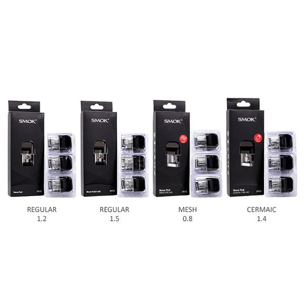 Novo Pods By SMOK 3pc Pack Group Photo