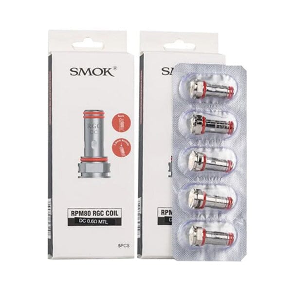  SMOK RGC Conical Mesh Coils | 5-Pack - Dc Mtl 0.6ohm with packaging