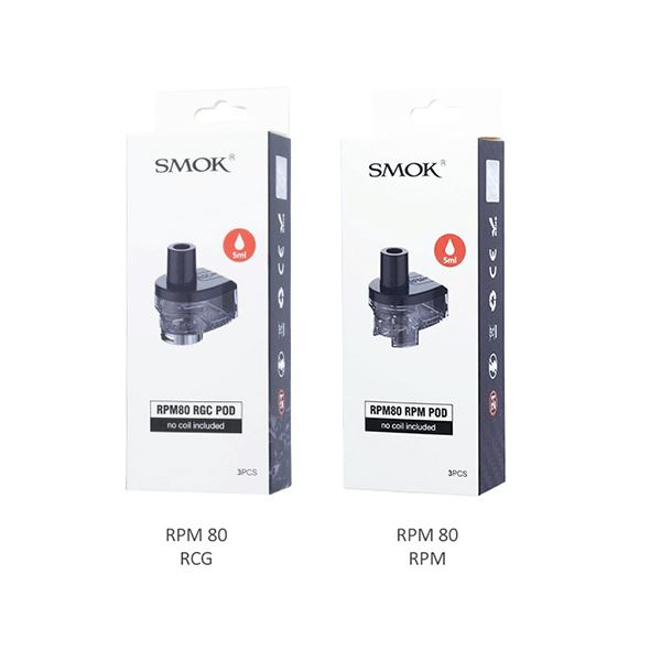 SMOK RPM 80 Pods (3-Pack) Group Photo