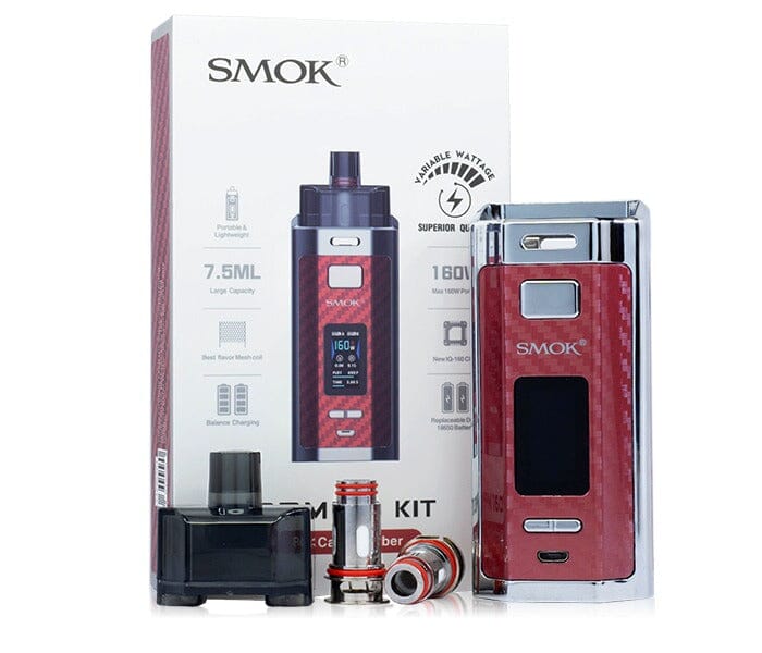 SMOK RPM160 Pod System Kit 160w with contents and packaging