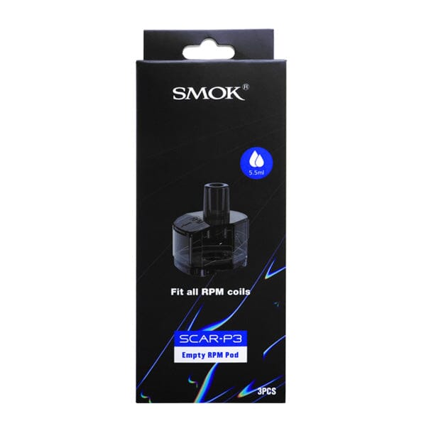 SMOK SCAR P3 Replacement Pods (3-Pack) RPM Pod Packaging only