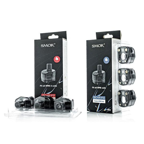 SMOK SCAR P3 Replacement Pods (3-Pack) Group Photo