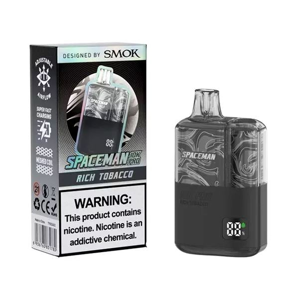 SMOK Space Man Disposable 10000 Puffs 15mL 50mg Rich Tobacco with Packaging