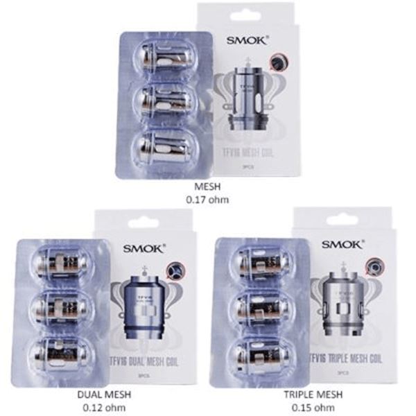 SMOK TFV16 Tank Replacement Coils (Pack of 3) Group Photo