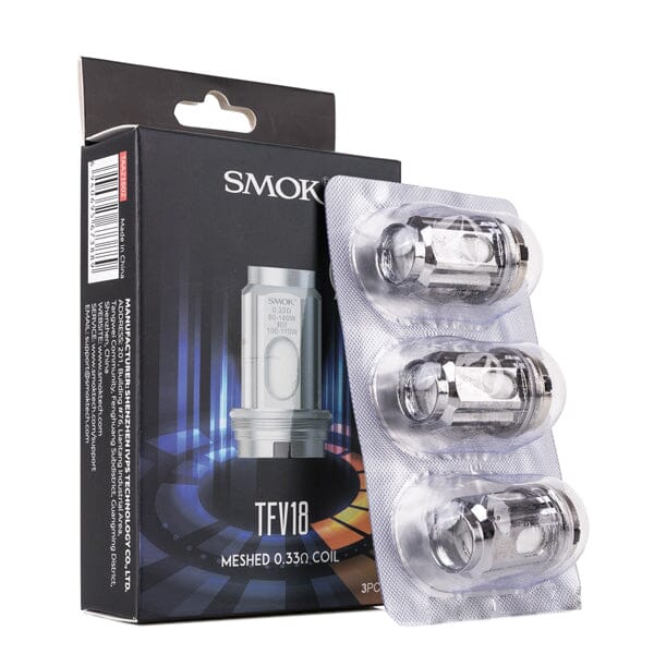 SMOK TFV18 Coils 3-Pack 0.3 ohm with packaging