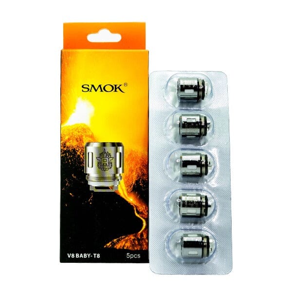 SMOK V8 Baby Prince Coils (Pack of 5) V8 Baby-T8 with packaging