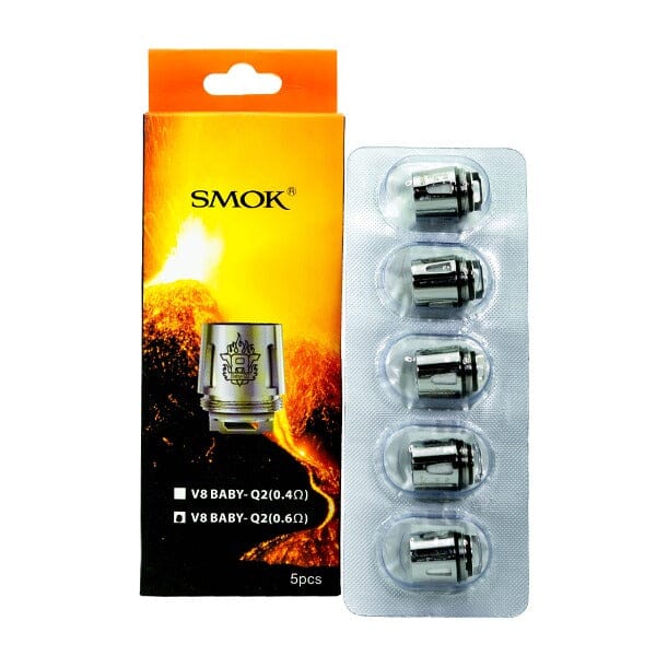 SMOK V8 Baby Prince Coils (Pack of 5) Baby-Q2 with packaging