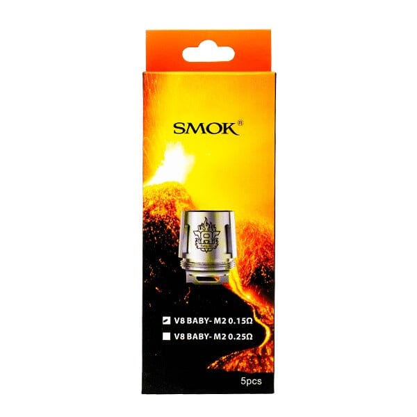 SMOK TFV8 Baby Coils (5-Pack) V8 Baby M2 0.15ohm Packaging