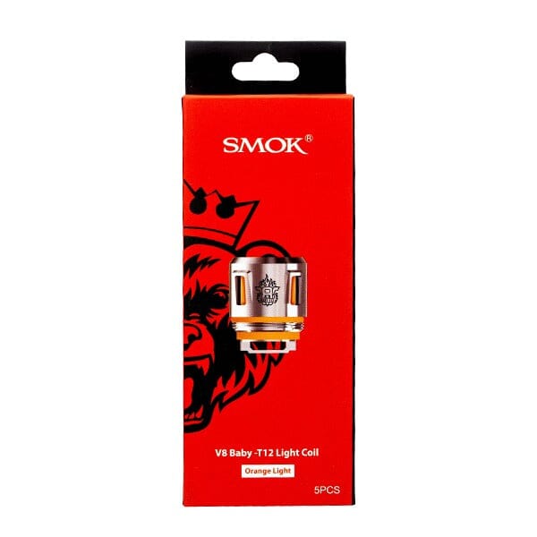 SMOK TFV8 Baby Coils (5-Pack) Orange light Packaging