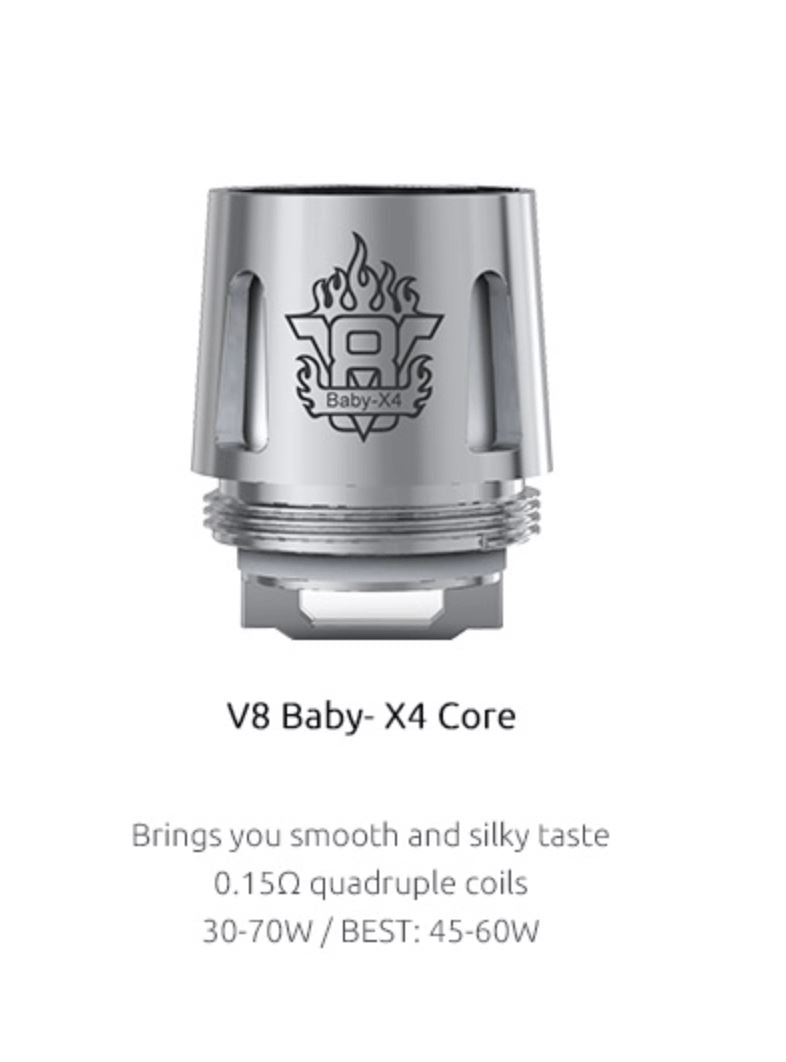 SMOK TFV8 Baby Coils (5-Pack) V8 Baby X4 Core