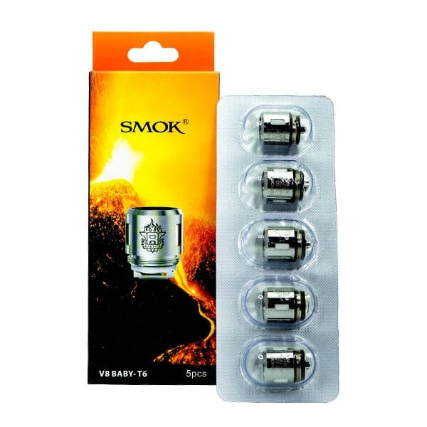 SMOK V8 Baby Prince Coils (Pack of 5) V8 Baby-T6 with packaging