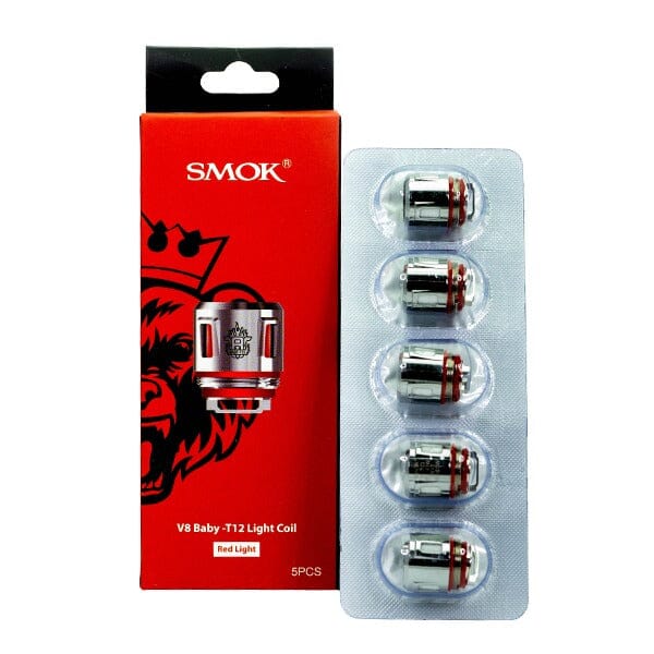SMOK V8 Baby Prince Coils (Pack of 5) Baby-T12 Light Coil with packaging