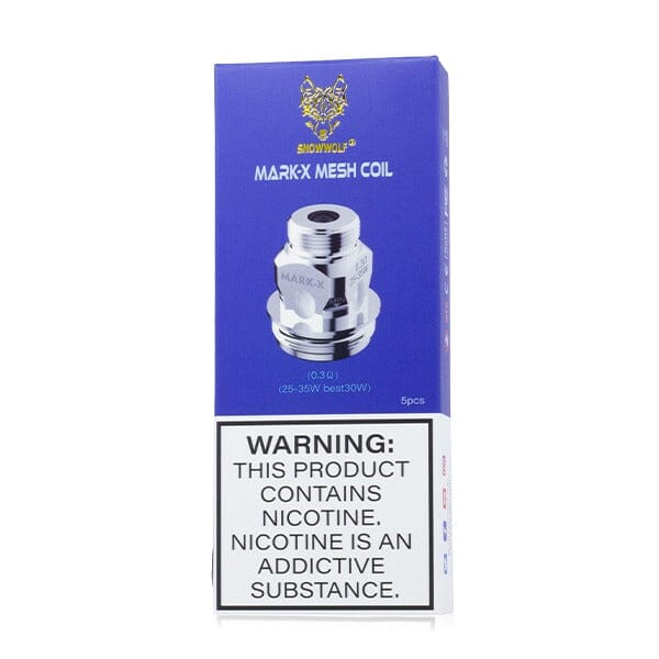 SnowWolf Mark Tank Coils (5-Pack) packaging only