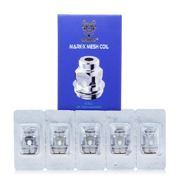 SnowWolf Mark Tank Coils (5-Pack) 0.03ohm with packaging