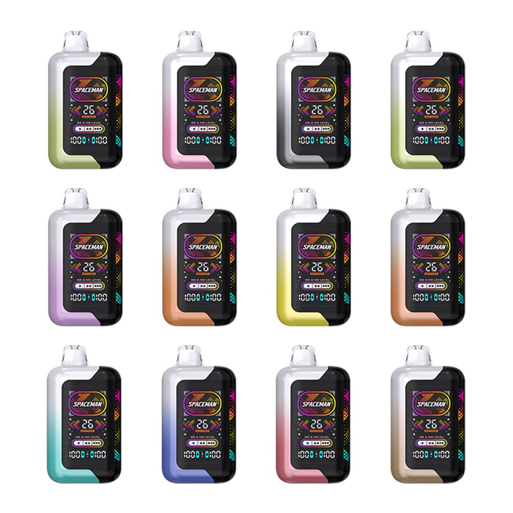 Space Man SP40000 40000 Puff Disposable E-Cig by SMOK 50mg 20mL - Group Photo