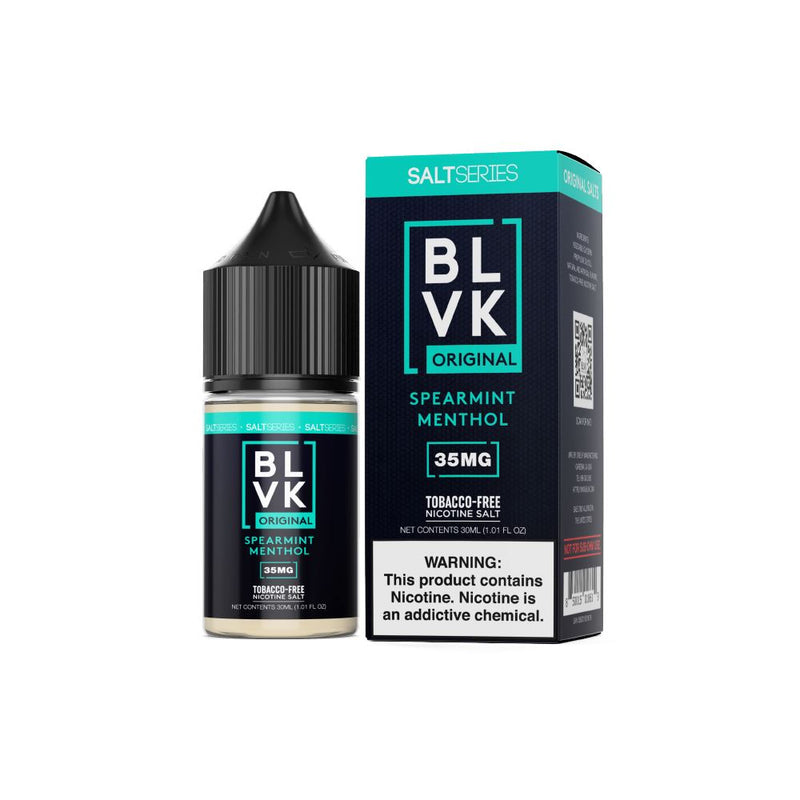 Spearmint Menthol (Spearmint) by BLVK Unicorn Nicotine Salt 30ml with packaging