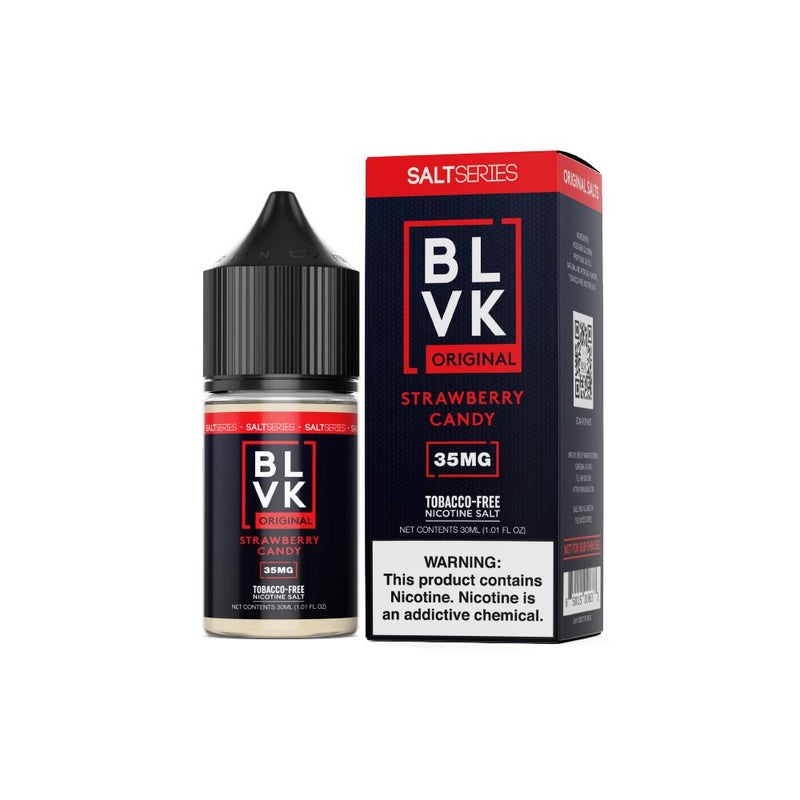 Strawberry Candy (Strawberry) by BLVK Unicorn Nicotine Salt 30ml with packaging