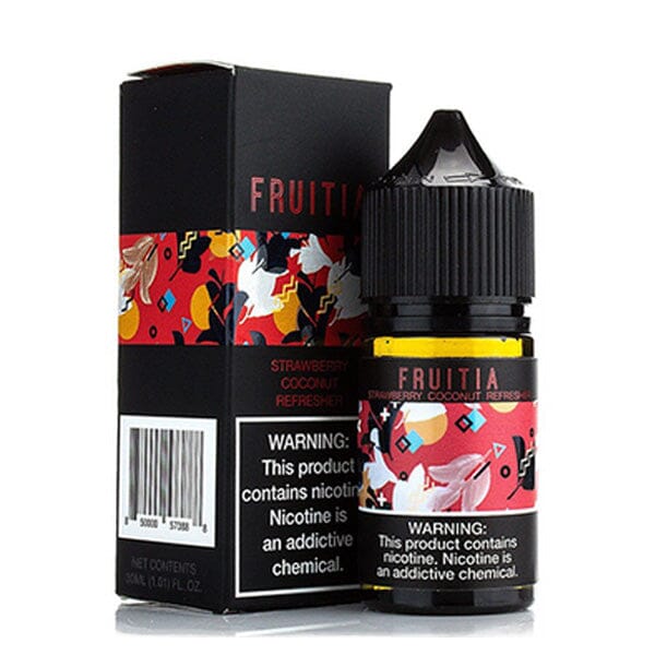 Strawberry Coconut Refresher by Fruitia Salts 30ml with packaging