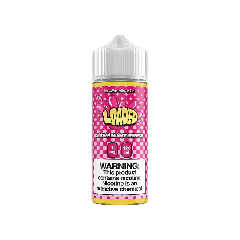 Strawberry Dipped By Loaded E-Liquid bottle