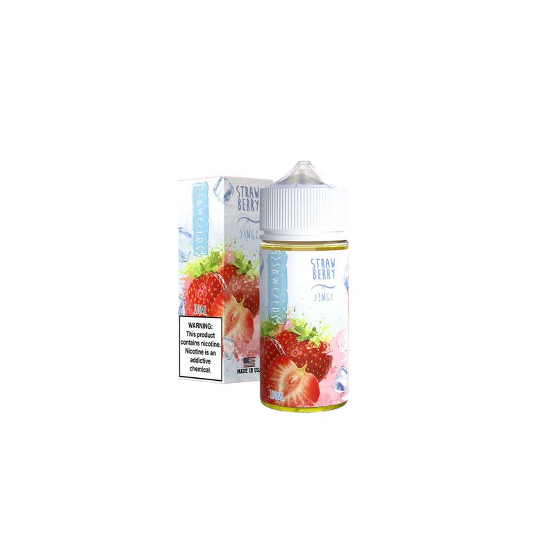 Strawberry ICE By Skwezed E-Liquid with packaging
