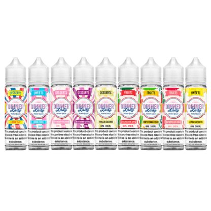 Strawberry Macaroon by Dinner Lady Synthetic Series E-Liquid group photo