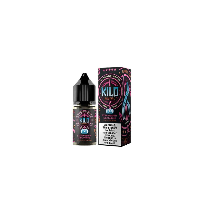 Strawberry Nectarine Ice by Kilo Revival Tobacco-Free Nicotine Salt Series | 30mL with Packaging