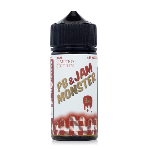 Strawberry PB&J by Jam Monster E-Liquid bottle