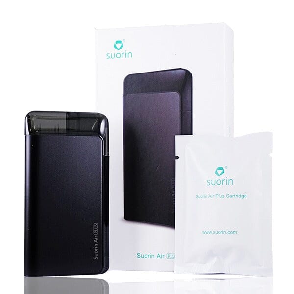 Suorin Air Plus Pod Device Kit Black with packaging