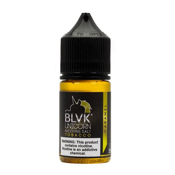 Sweet Tobacco (Caramel Tobacco) by BLVK Unicorn Nicotine Salt 30ml bottle