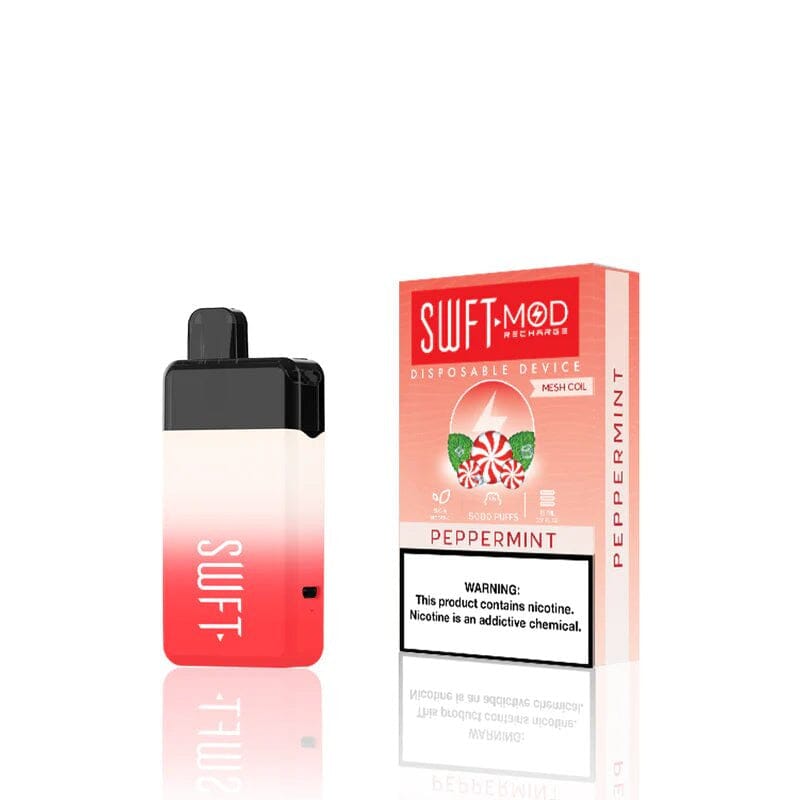 SWFT Mod Disposable | 5000 Puffs | 15mL peppermint with packaging