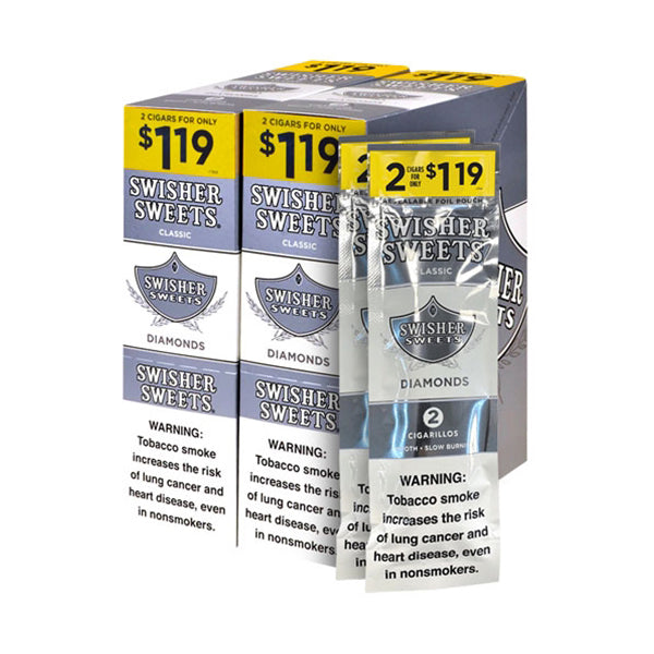Swisher Sweets Cigar (2-Pack) Classic diamonds packaging