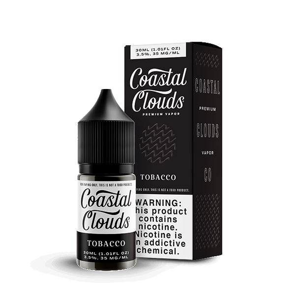 Tobacco by Coastal Clouds Salt 30ml with packaging