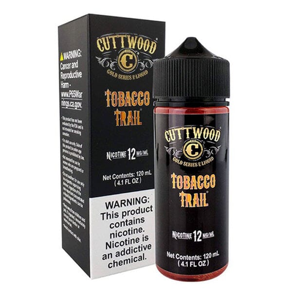 Tobacco Trail by Cuttwood EJuice 120ml with packaging