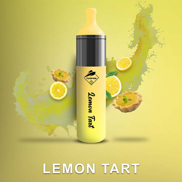 Tugpod EVO Disposable 4500 Puffs 10mL 50mg lemon tart with background