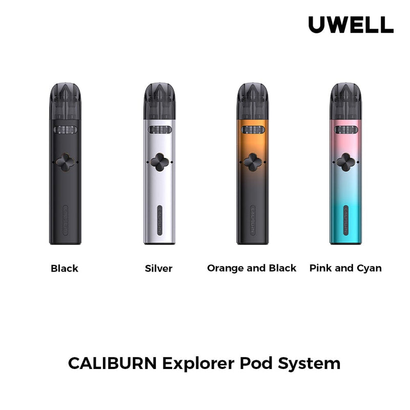 Uwell Caliburn Explorer Kit (Pod System) Group Photo