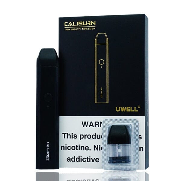 Uwell Caliburn Pod Device Kit with packaging