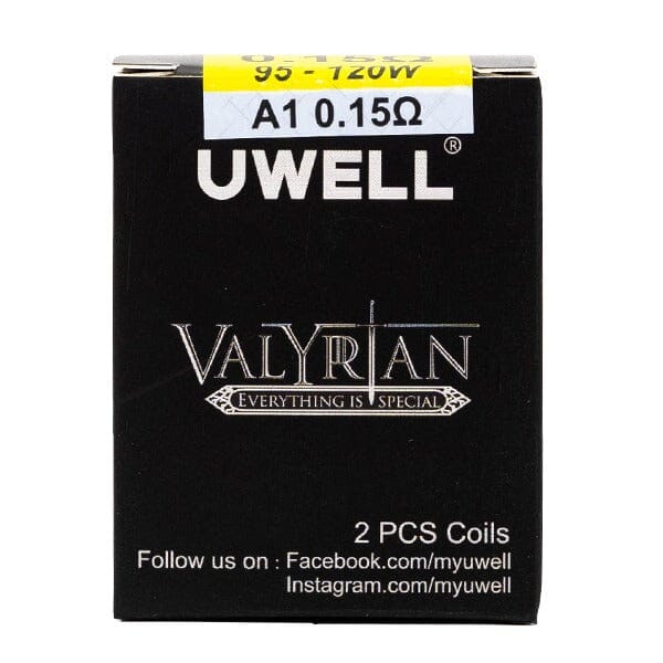 Uwell Valyrian Replacement Coil ( Pack of 2) packaging only