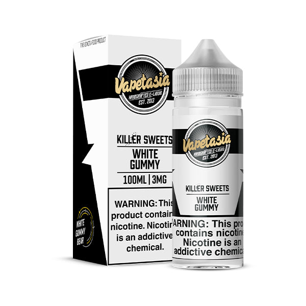 Killer Sweets White Gummy Vapetasia 100mL with packaging