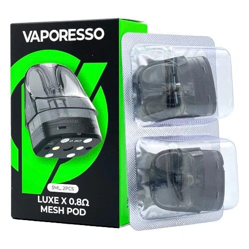 Vaporesso LUXE X Replacement Mesh Pod 0.8 5ml with packaging