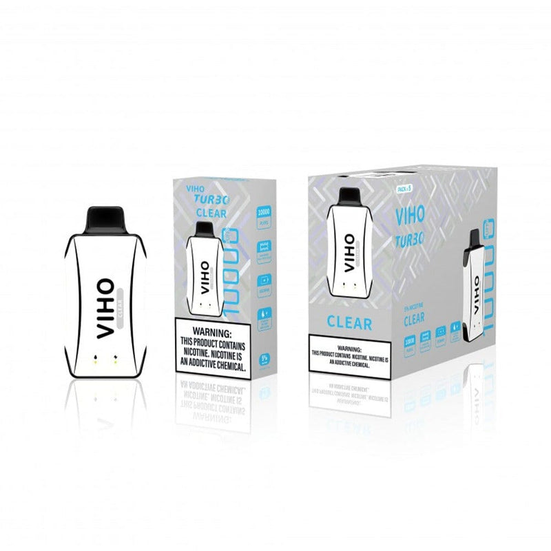 Viho Turbo Disposable - clear with packaging