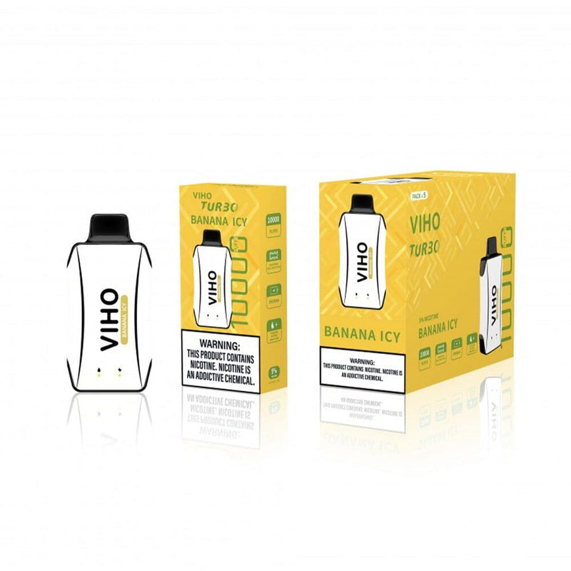 Viho Turbo Disposable - banana icy with packaging