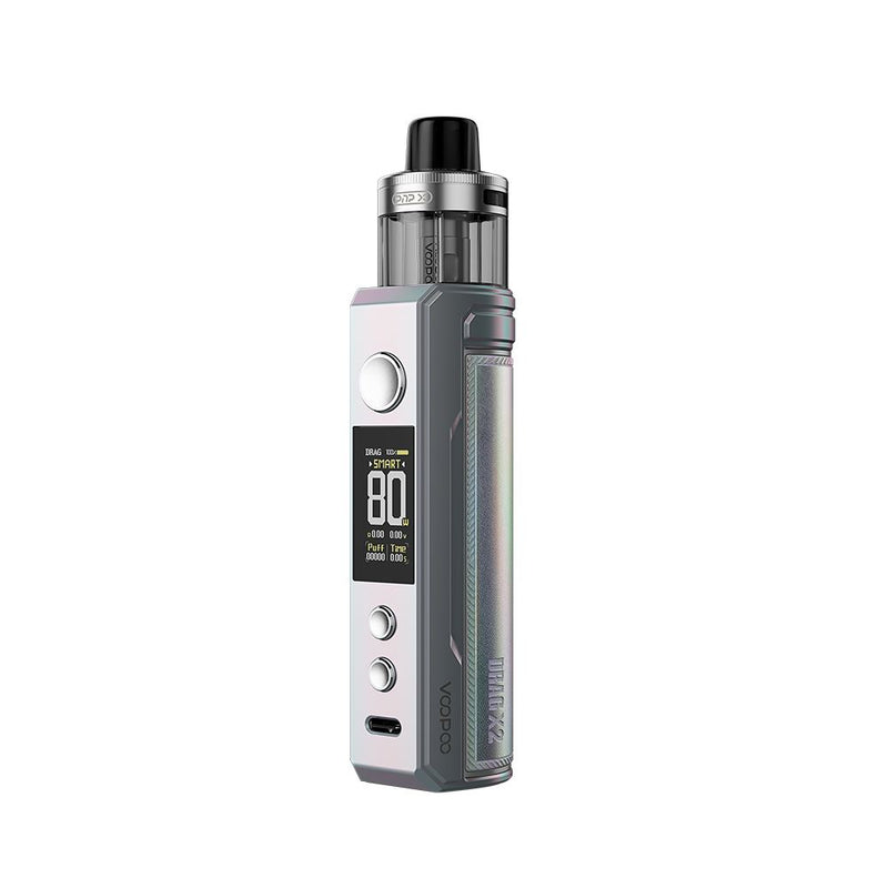 VooPoo Drag X2 Kit (Pod System) Colorful Silver