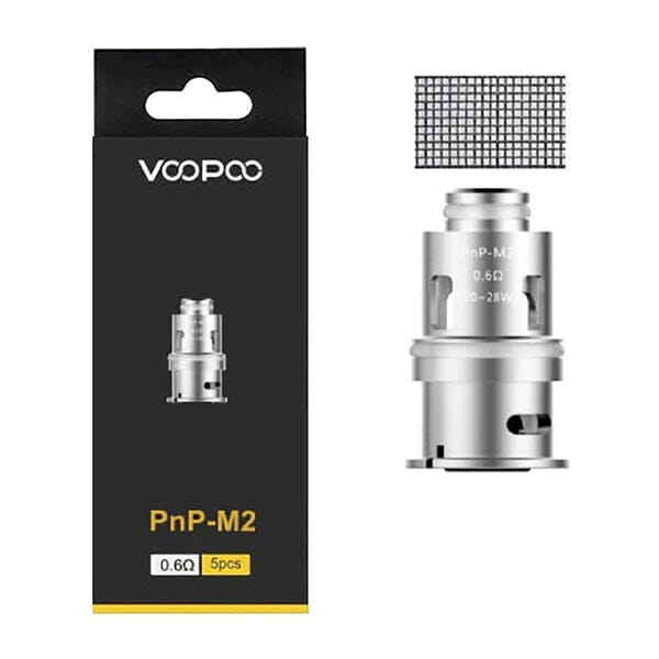 VooPoo PnP Coils (5-Pack) PnP-M2 0.6 ohm with packaging