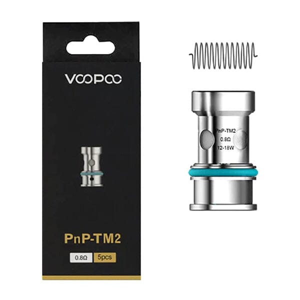 VooPoo PnP Coils (5-Pack) PnP-TM2 0.8ohm with packaging