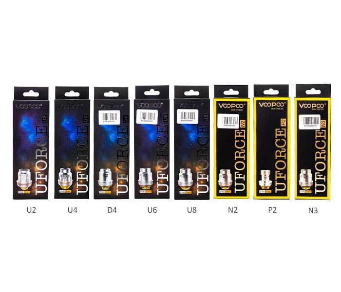 VooPoo UFORCE Replacement Coils (Pack of 5) Group Photo