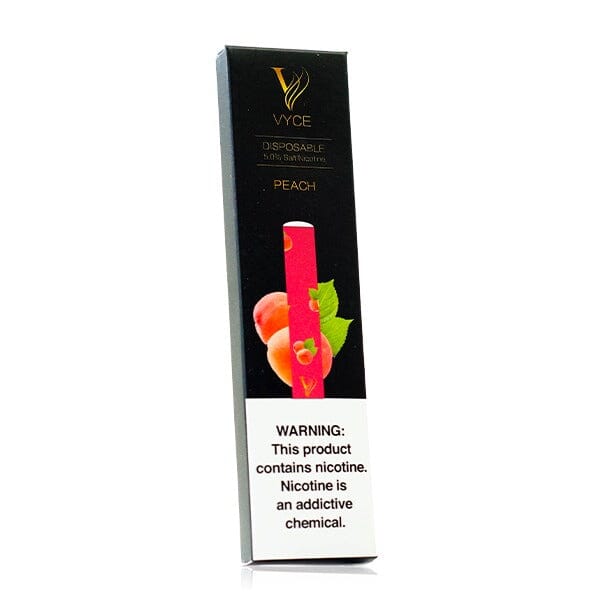 Vyce Disposable E-Cigs (Individual) peach packaging