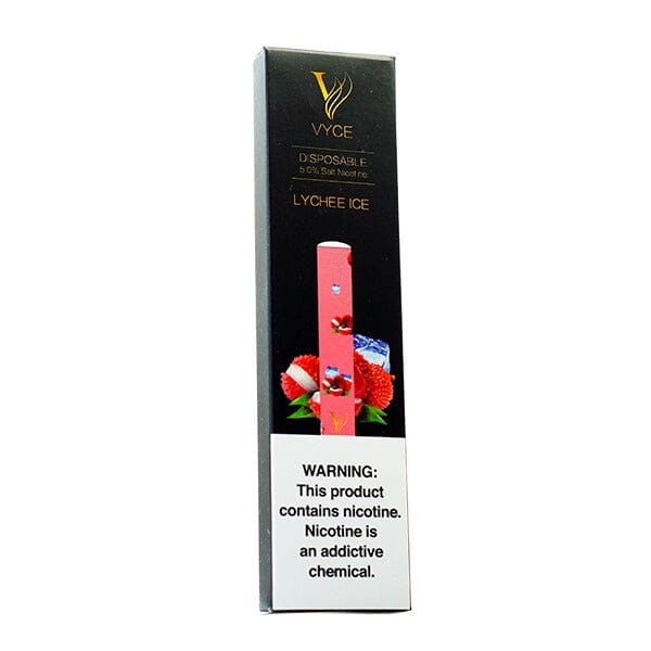 Vyce Disposable E-Cigs (Individual) lychee ice packaging