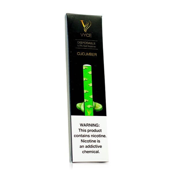 Vyce Disposable E-Cigs (Individual) cucumber packaging