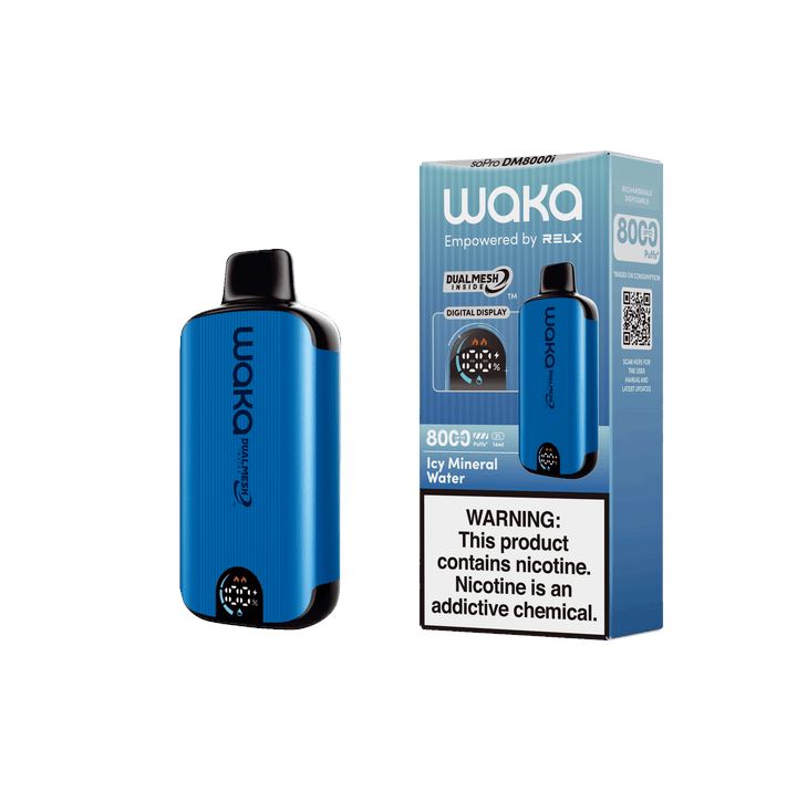 WAKA SoPro DM8000 17mL 8000 Puff Disposable - Icy Mineral Water with packaging